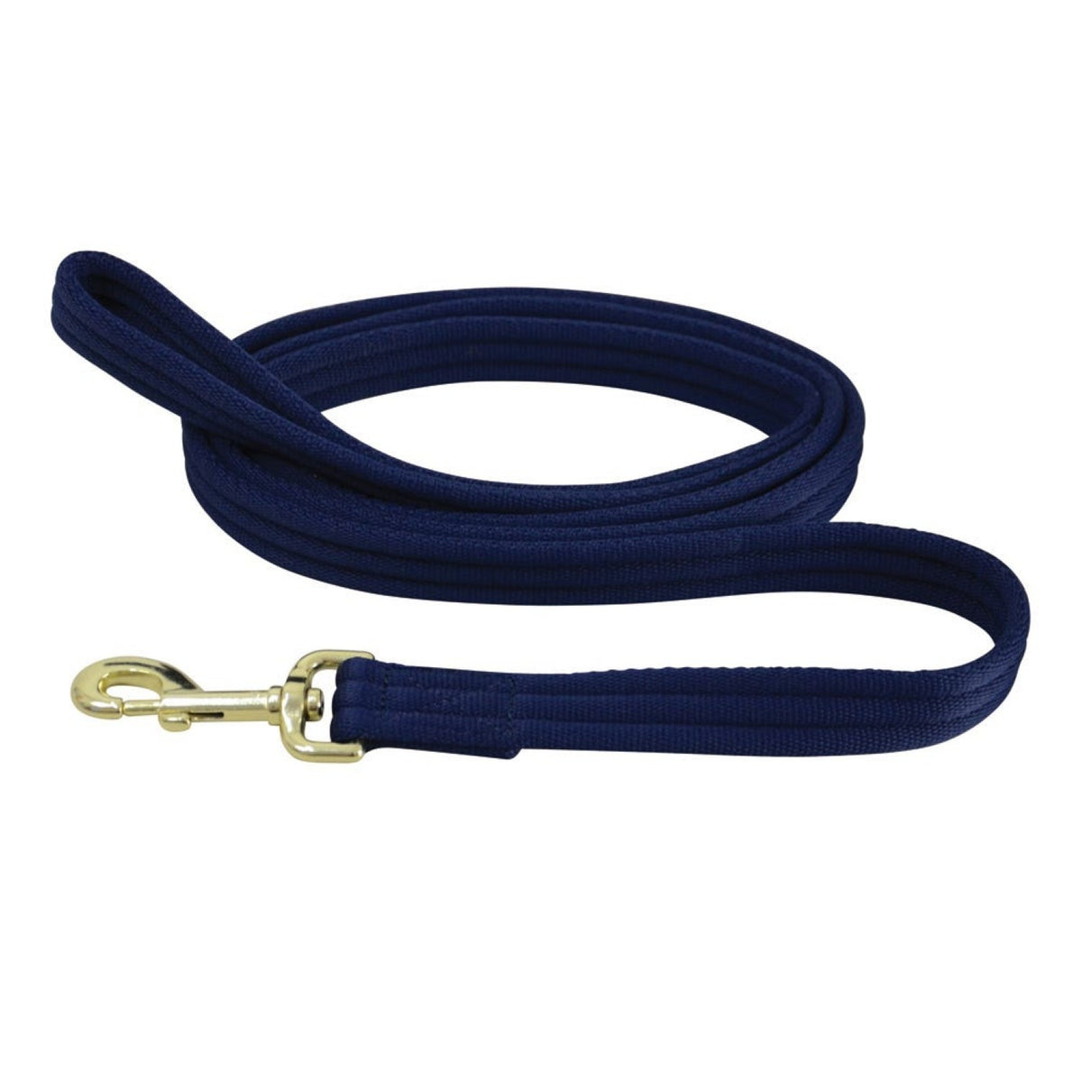Hy Equestrian Soft Webbing Lead Rein No Chain - Navy