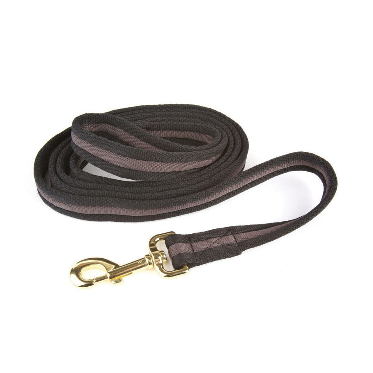Hy Equestrian Soft Webbing Lead Rein No Chain - Purple/Black