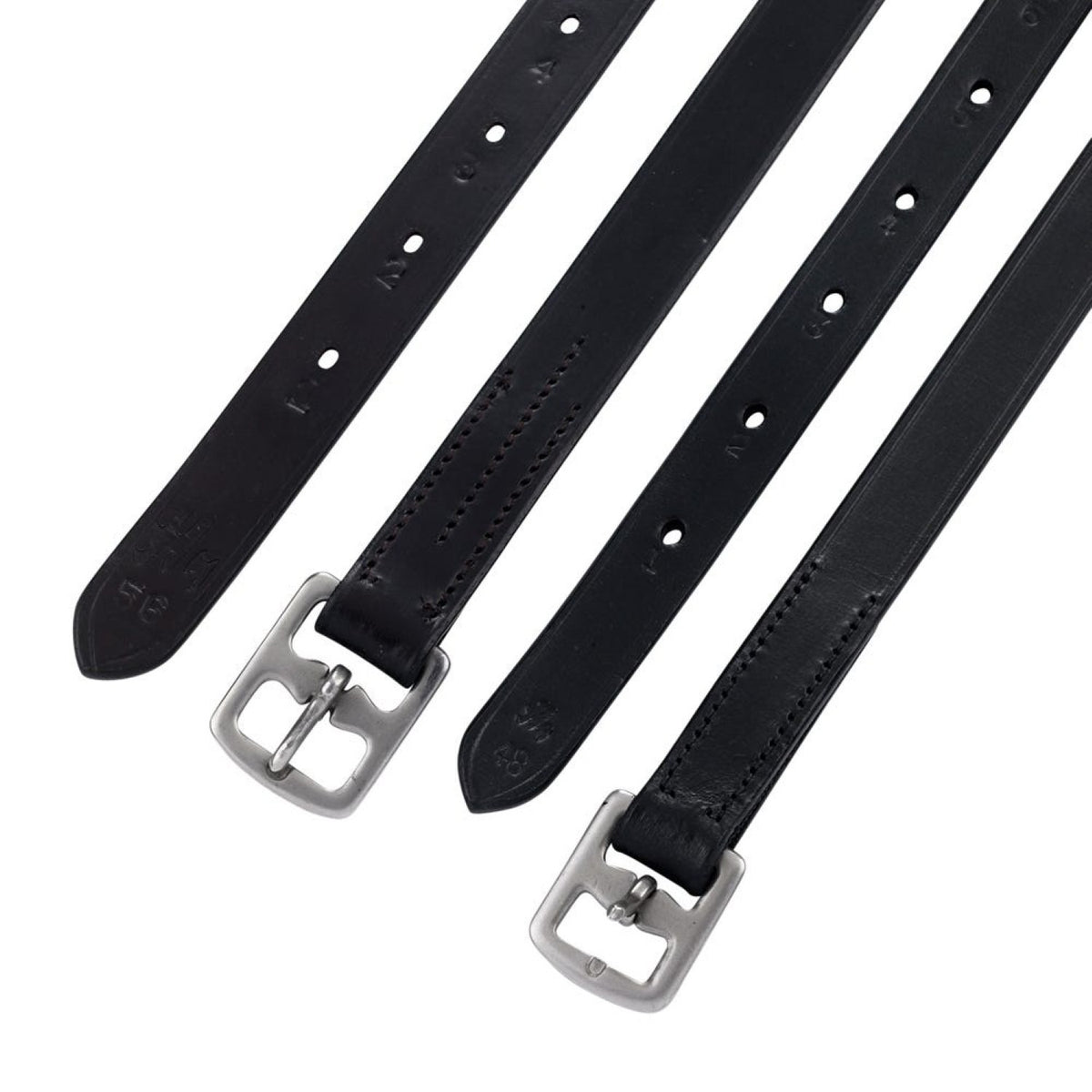 Hy Equestrian Stirrup Leathers - 56'' - Black Adult