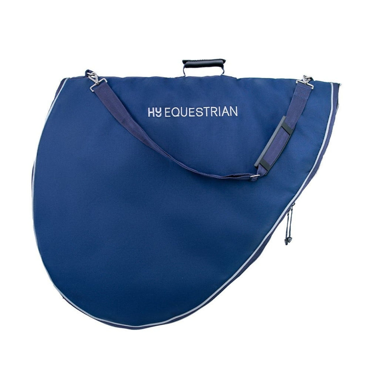 Hy Equestrian Saddle Bag - One Size - Navy/Grey