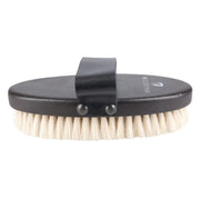 Progroom Deluxe Body Brush/Goat Hair By Hy Equestrian - Large - Dark Brown