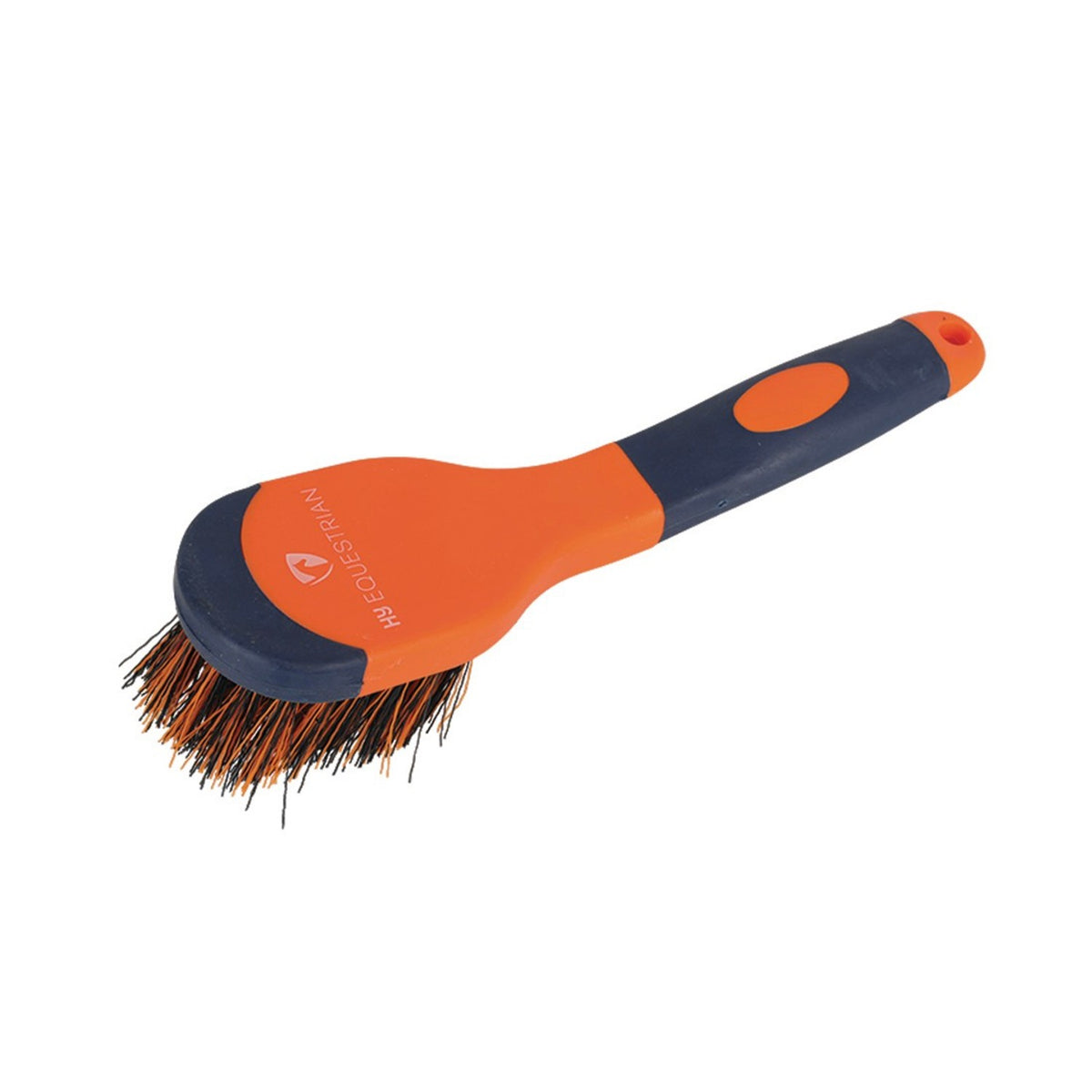 Progroom Two-Tone Bucket Brush by Hy Equestrian - Navy/Orange