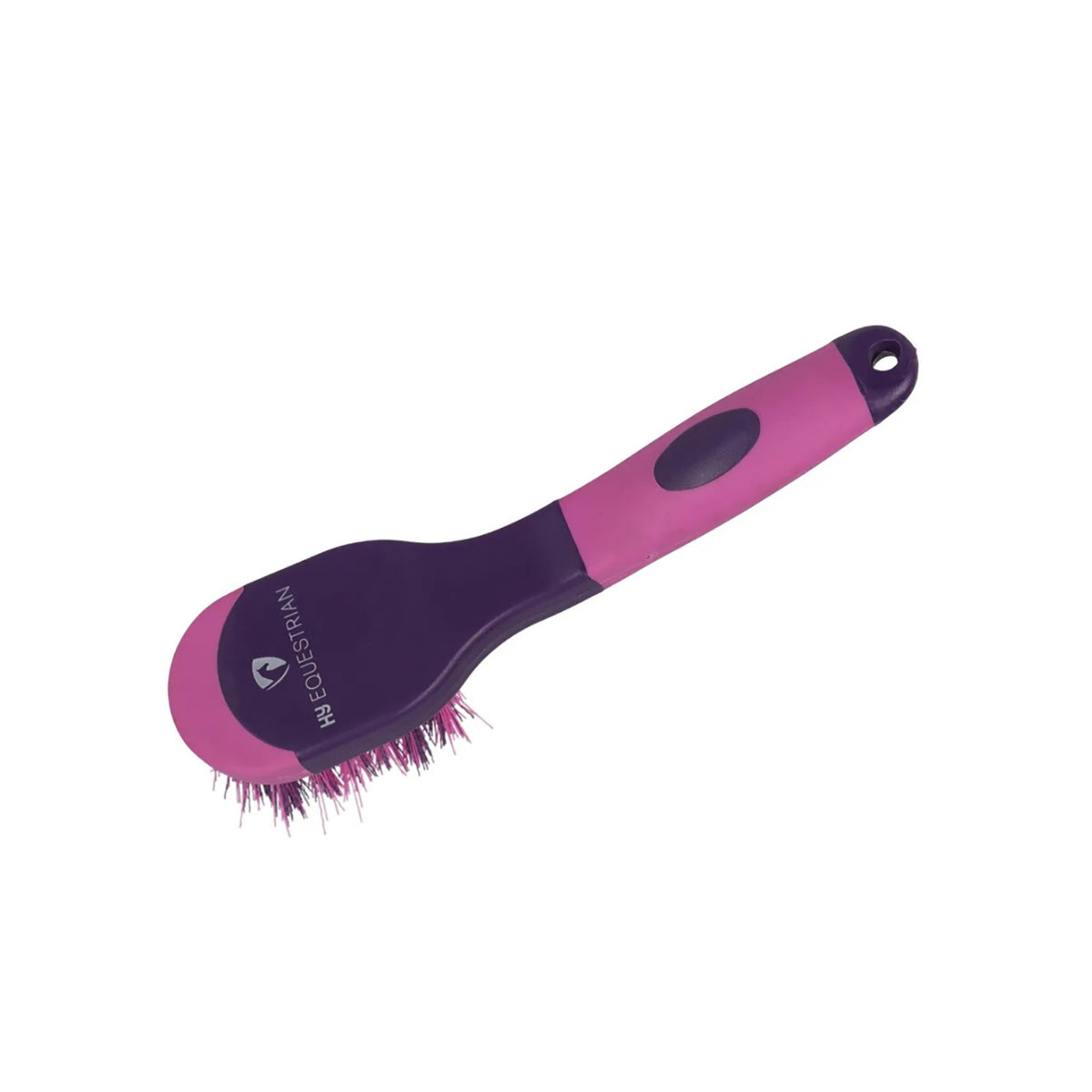 Progroom Two-Tone Bucket Brush by Hy Equestrian - Purple/Pink