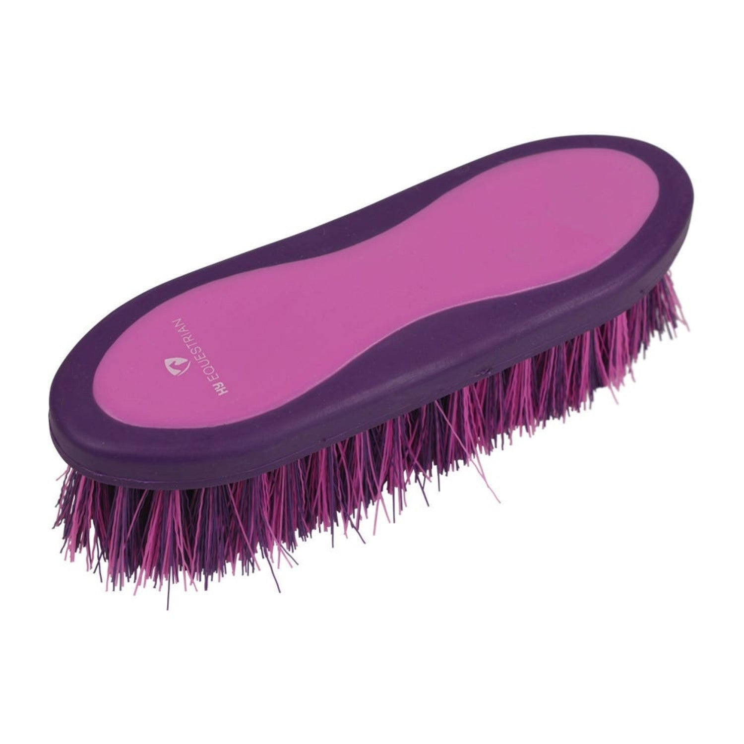 Progroom Two-Tone Dandy Brush by Hy Equestrian - Purple/Pink