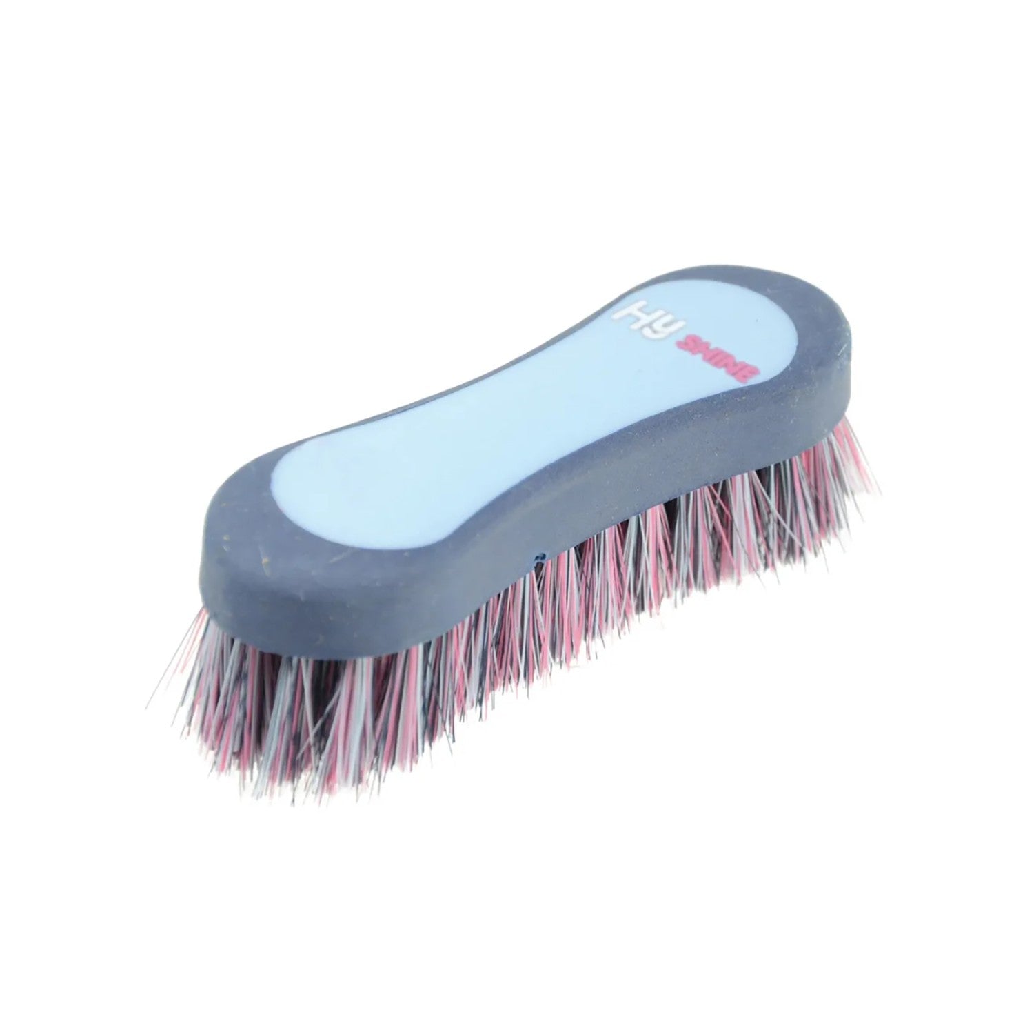 Progroom Two-Tone Face Brush by Hy Equestrian - Blue/Light Blue