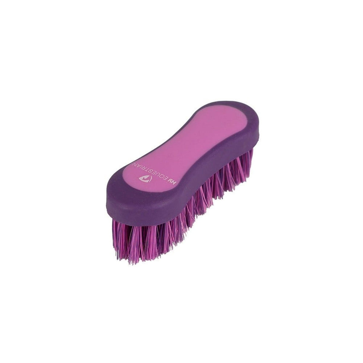 Progroom Two-Tone Face Brush by Hy Equestrian - Purple/Pink