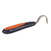 Progroom Two-Tone Hoof Pick by Hy Equestrian - Navy/Orange