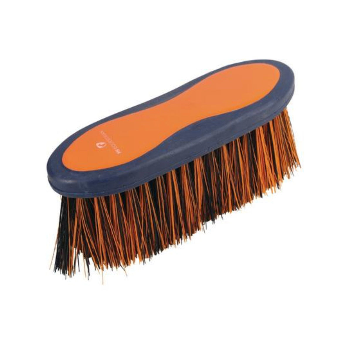 Progroom Two-Tone Long Bristle Dandy Brush by Hy Equestrian - Navy/Orange
