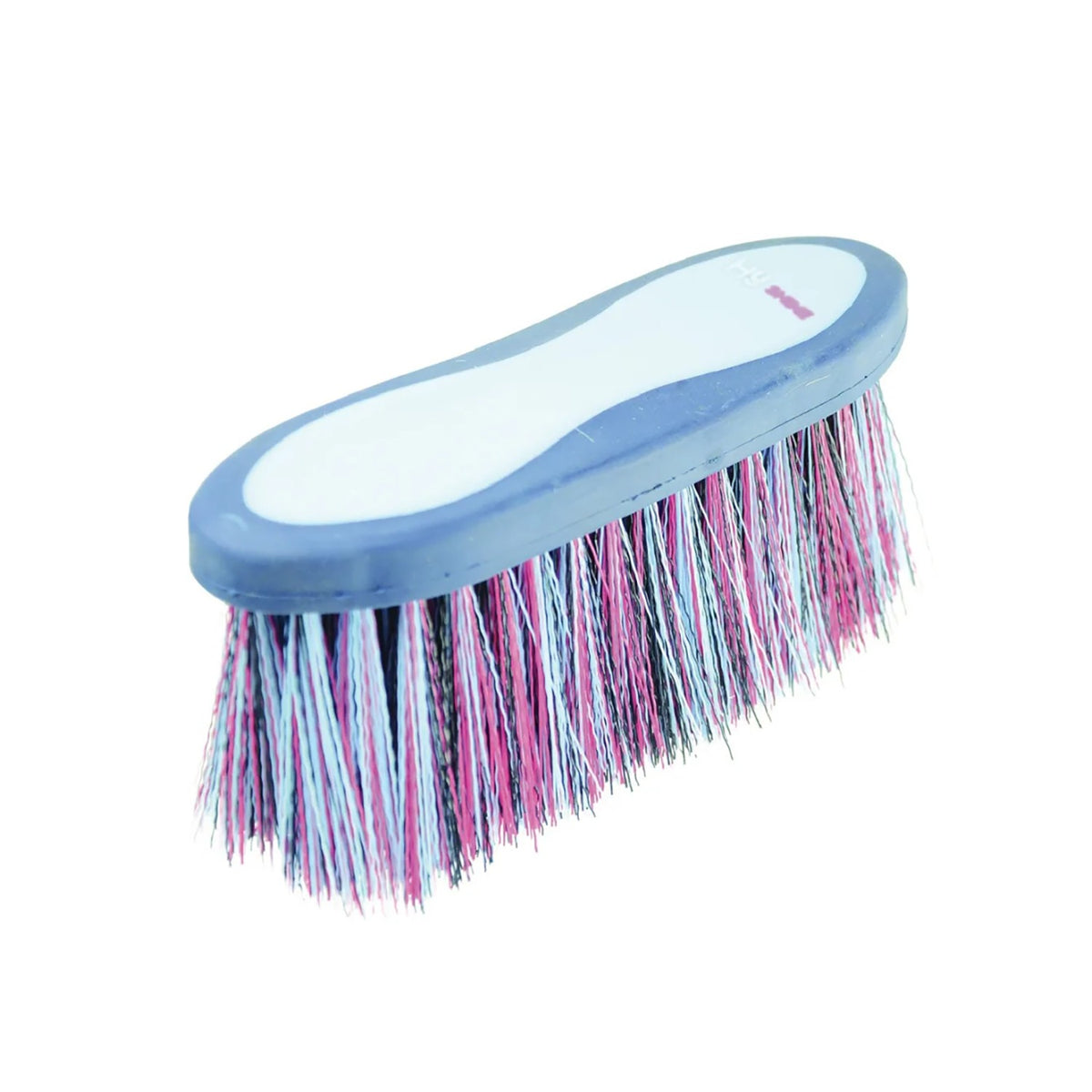 Progroom Two-Tone Long Bristle Dandy Brush by Hy Equestrian - Blue/Light Blue