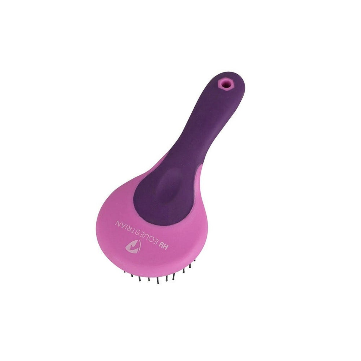 Progroom Two-Tone Mane & Tail Brush by Hy Equestrian - Purple/Pink