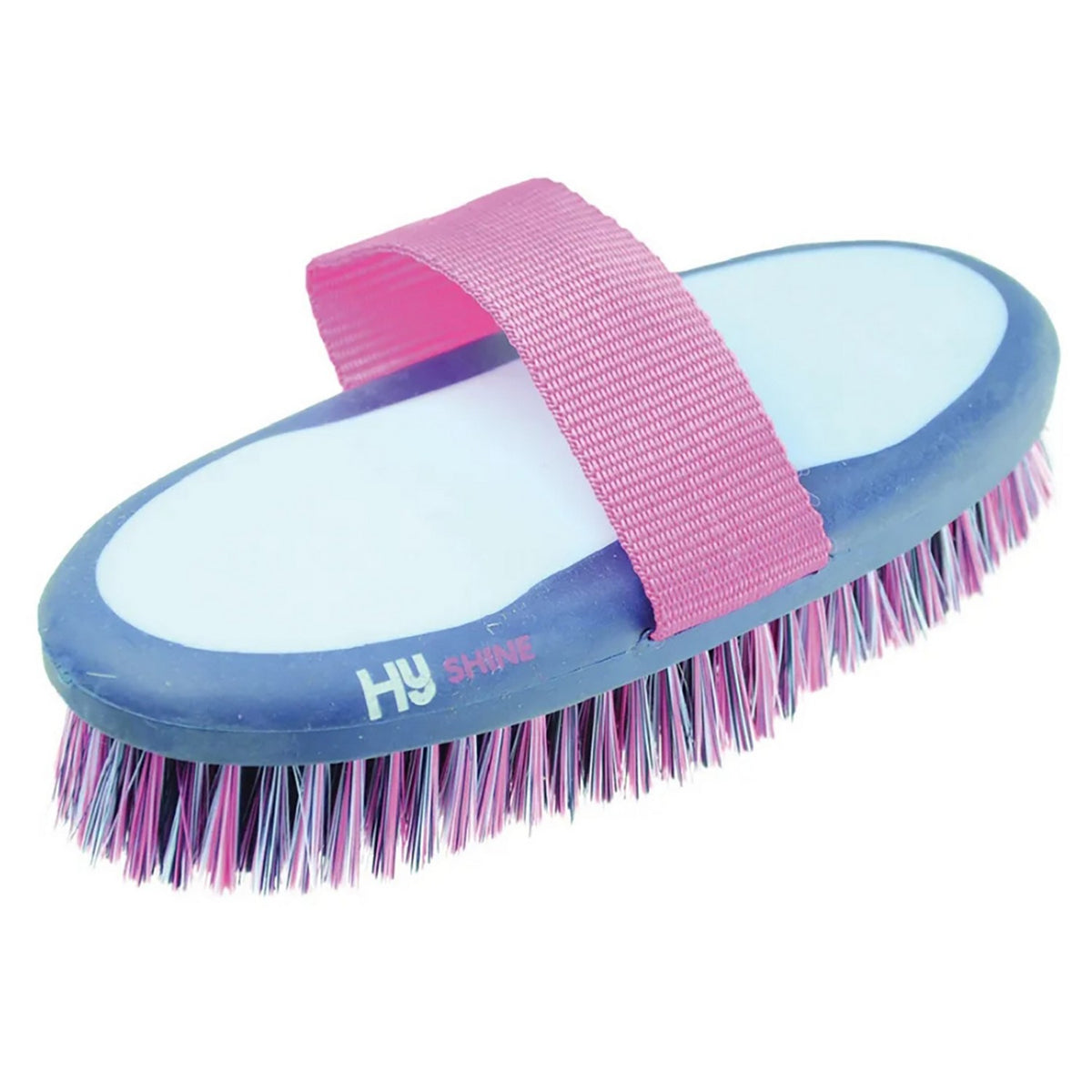 Progroom Two-Tone Sponge Brush by Hy Equestrian - Blue/Light Blue