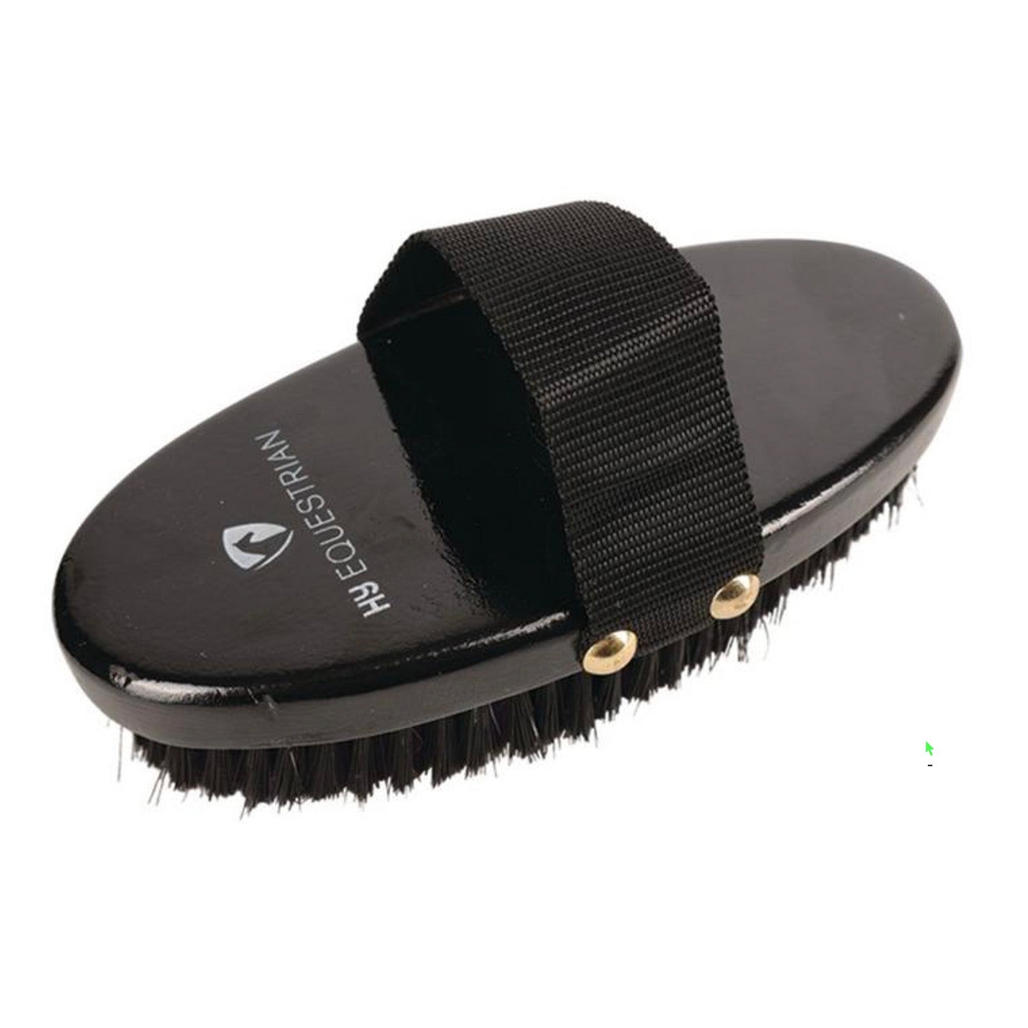 Progroom Wooden Body Brush by Hy Equestrian - Black/Purple