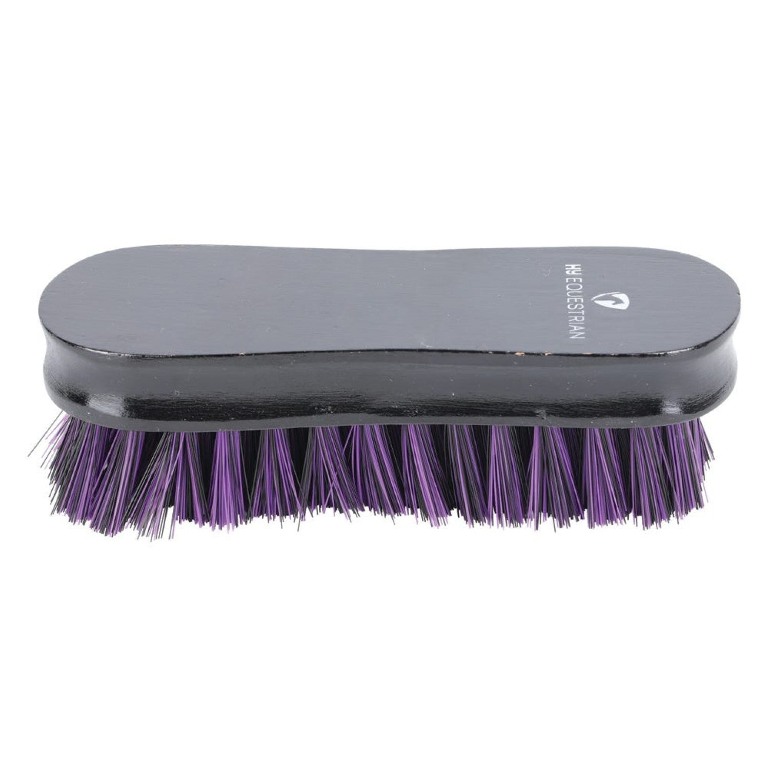 Progroom Wooden Face Brush by Hy Equestrian - Black/Purple
