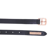 Hy Equestrian Rosciano Stirrup Leathers - Black