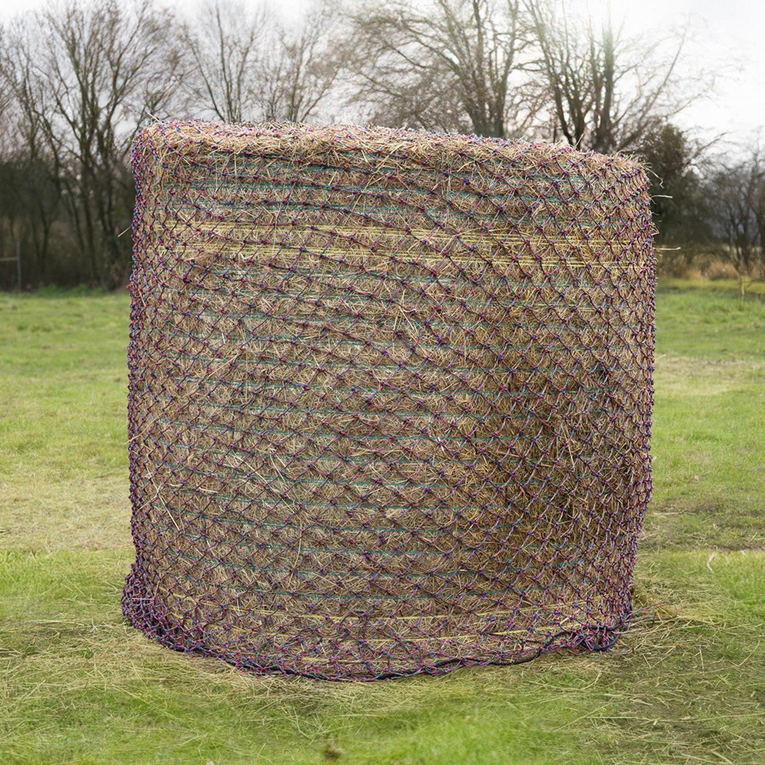 Hy Equestrian Slow Flow Bale Haynet - Rainbow