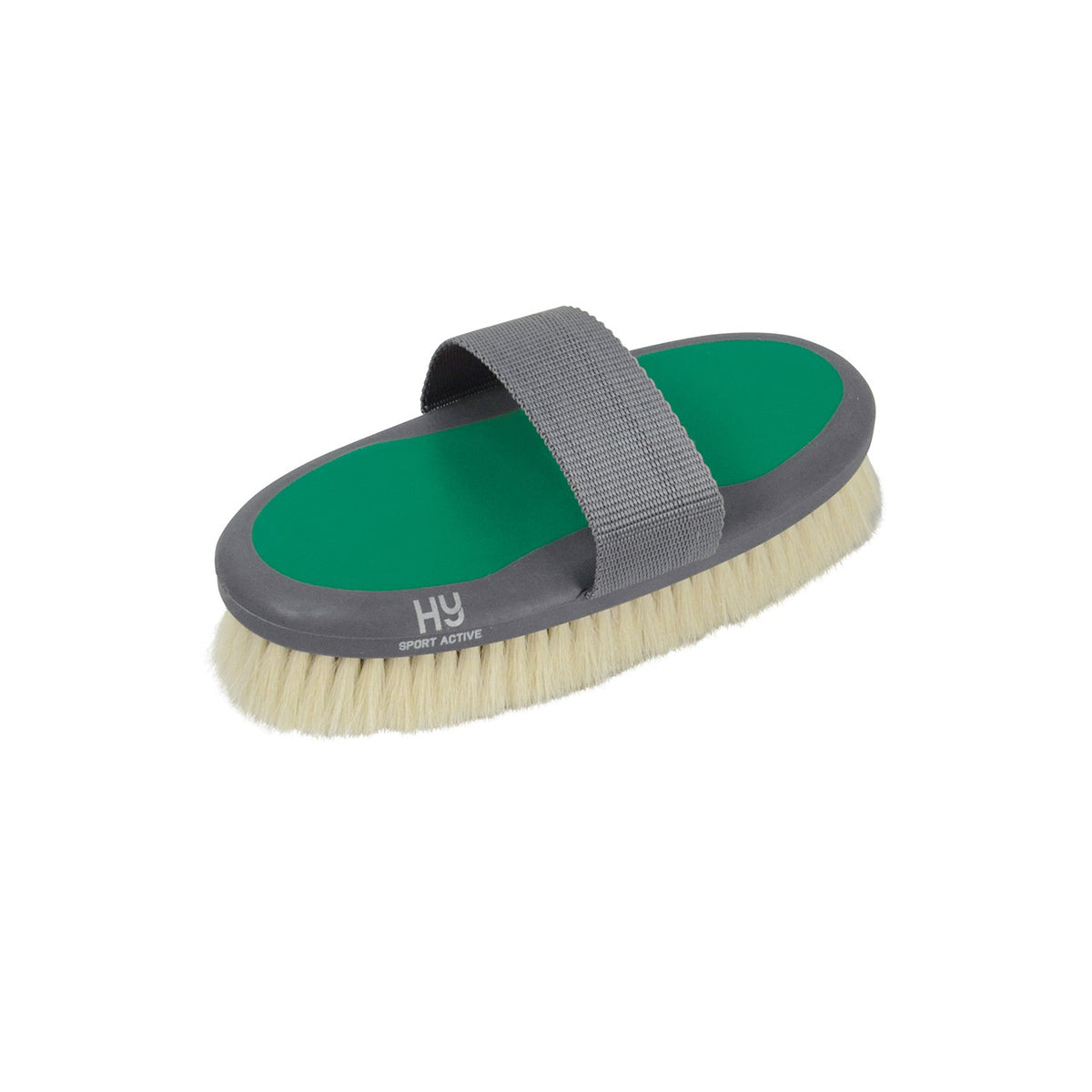 Hy Sport Active Goat Hair Body Brush - Emerald Green