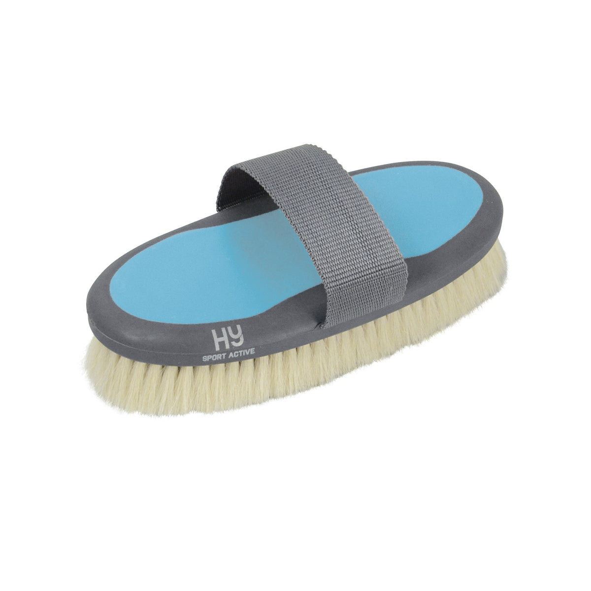Hy Sport Active Goat Hair Body Brush - Sky Blue