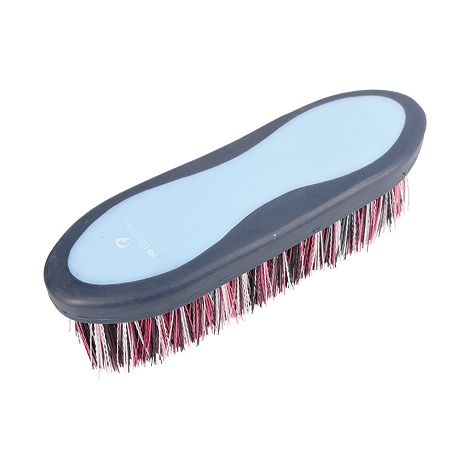 Progroom Two-Tone Dandy Brush by Hy Equestrian - Blue/Light Blue