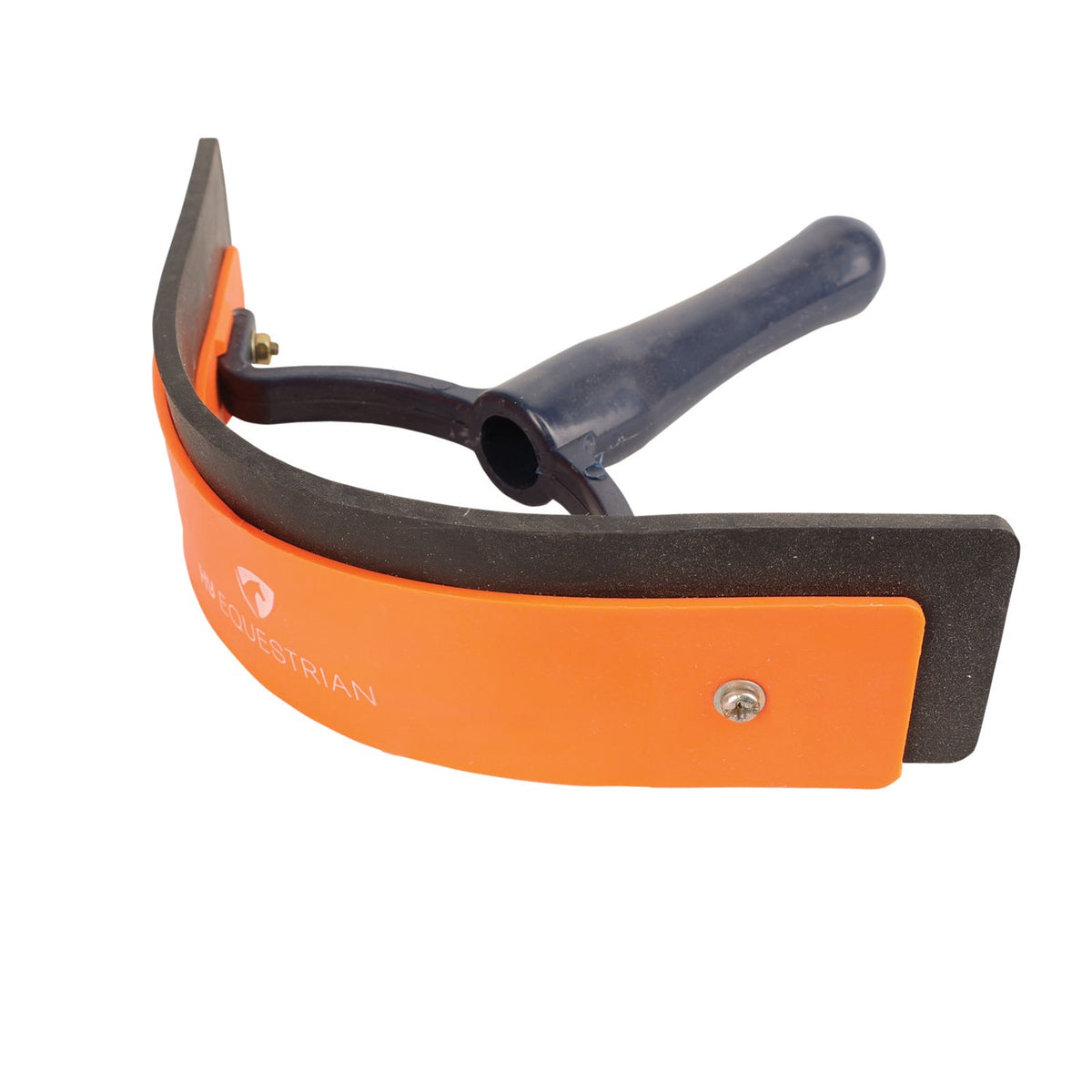 Progroom Two-Tone Sweat Scraper by Hy Equestrian - Navy/Orange
