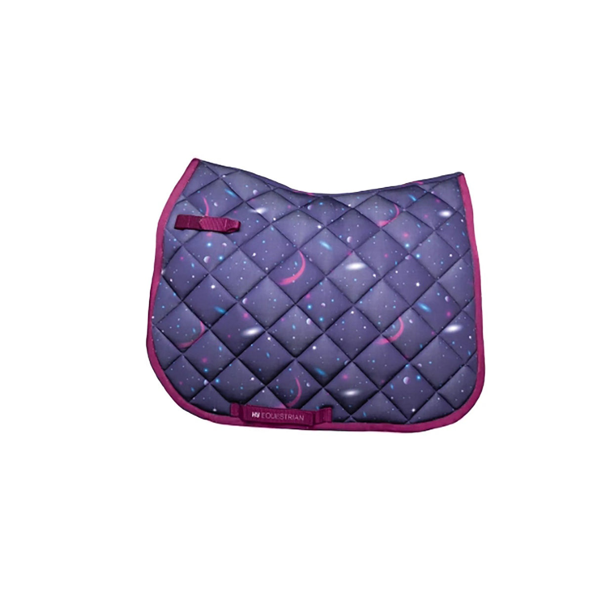 Hy Equestrian Out of This World Saddle Pad - Pony - Navy/Magenta
