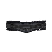 Hy Equestrian Fleece Lined Dressage Contour Girth - Black/Black