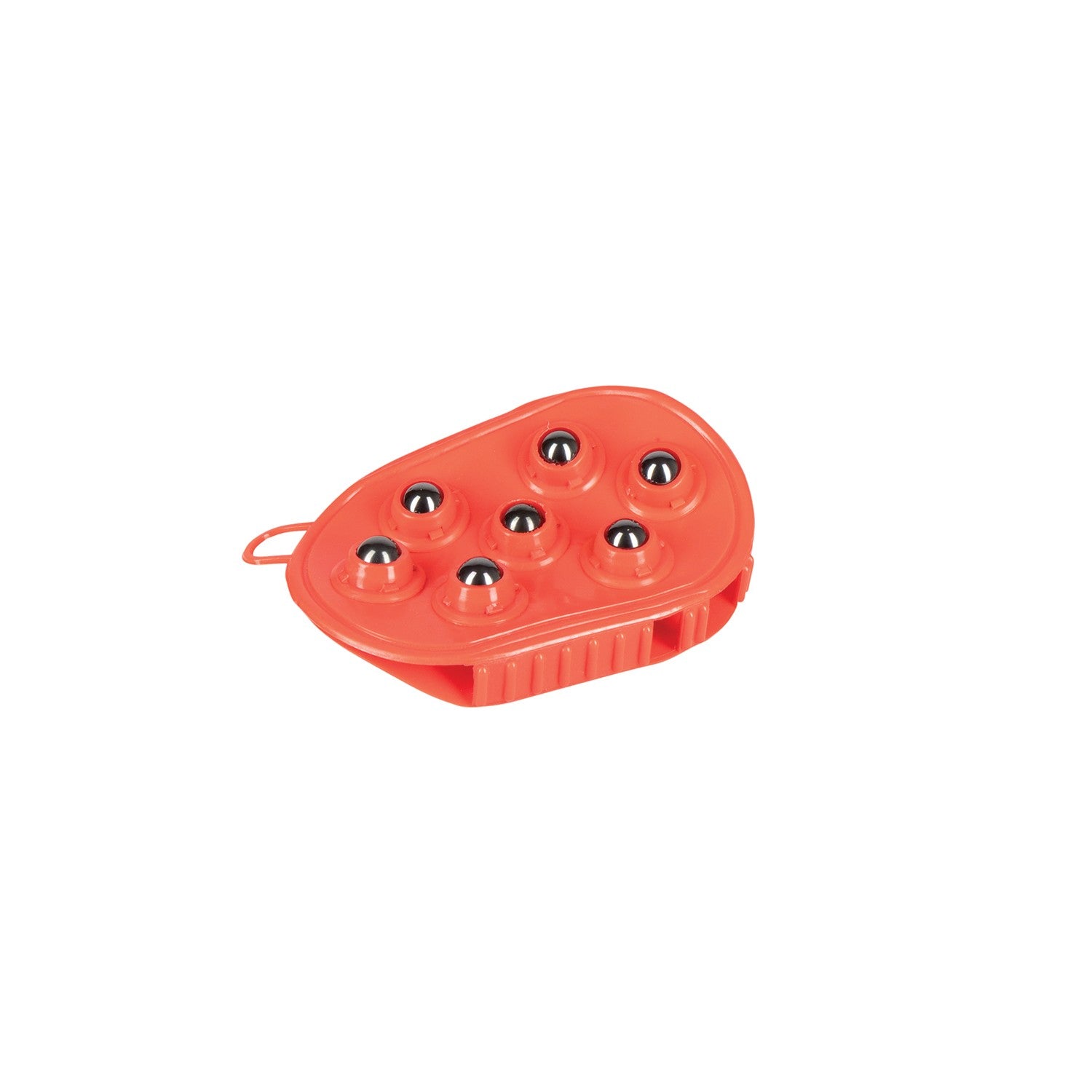 Progroom Rubber Massage Mitt by Hy Equestrian - Red