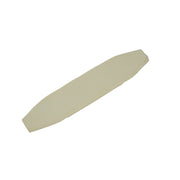 Hy Equestrian Rubber Curb Chain Guard - White