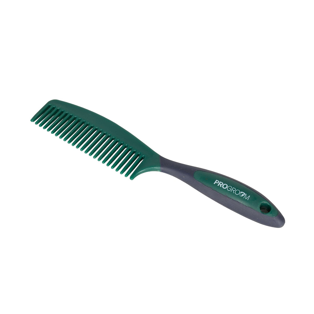 Progroom Two-Tone Comb by Hy Equestrian - Navy/Hunter Green