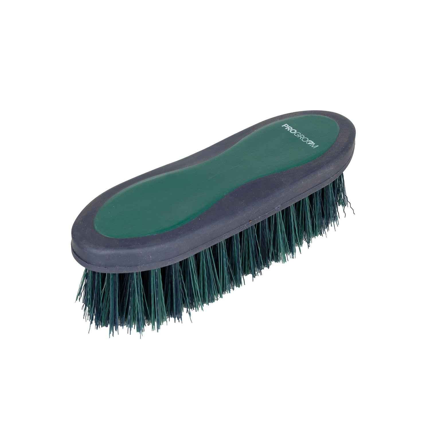 Progroom Two-Tone Dandy Brush by Hy Equestrian - Navy/Hunter Green