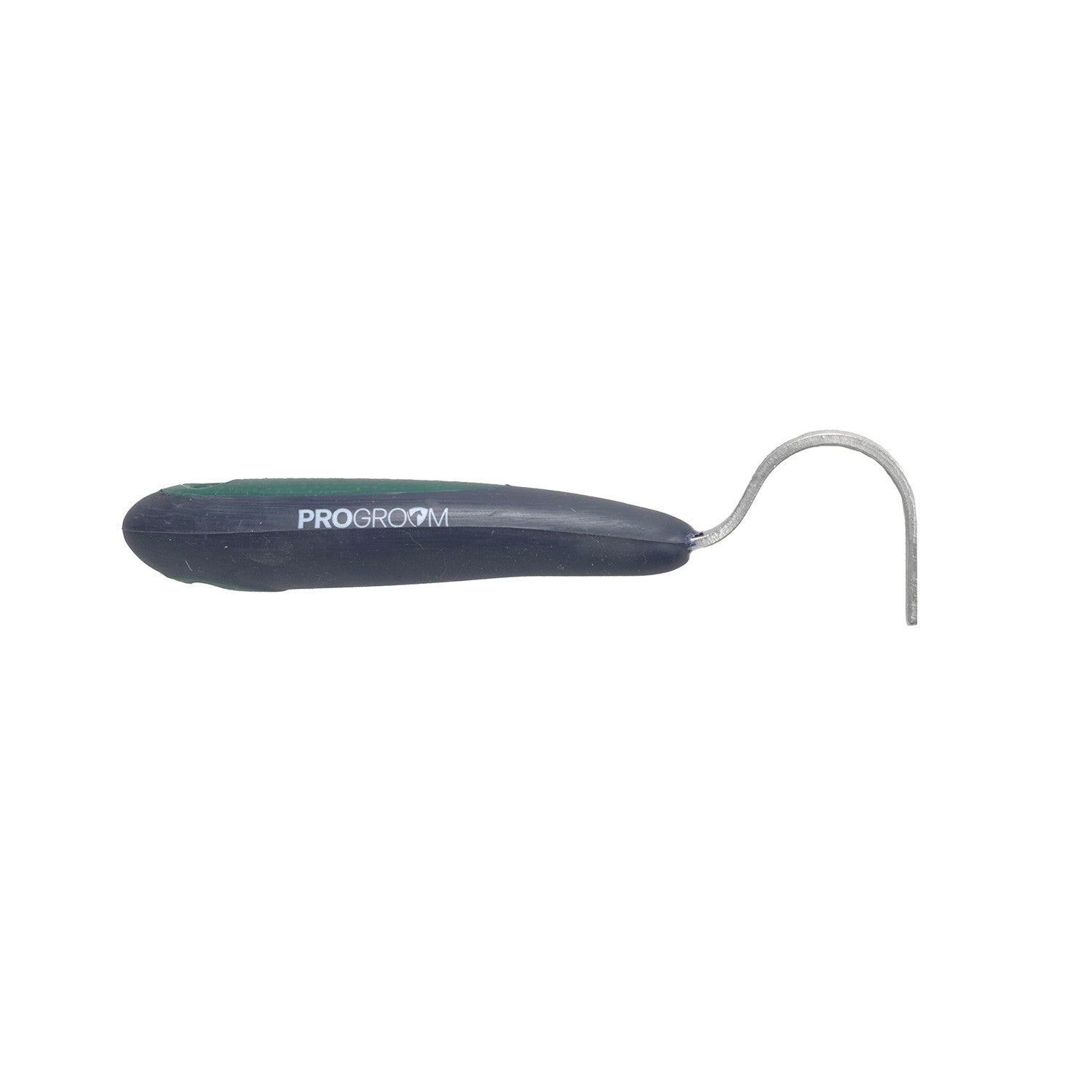 Progroom Two-Tone Hoof Pick by Hy Equestrian - Navy/Hunter Green