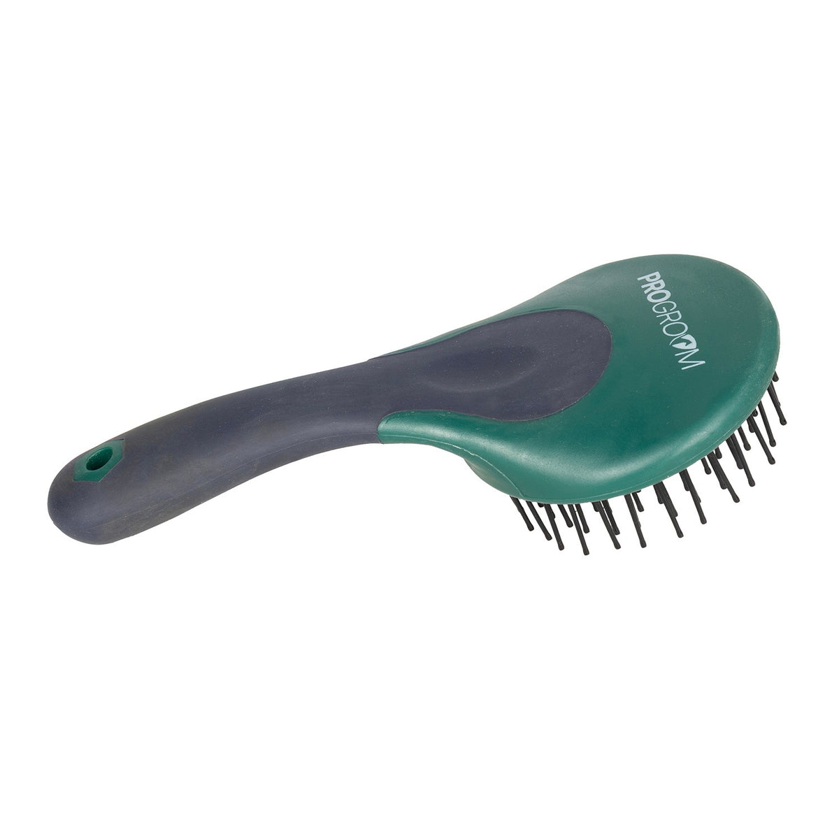 Progroom Two-Tone Mane & Tail Brush by Hy Equestrian - Navy/Hunter Green