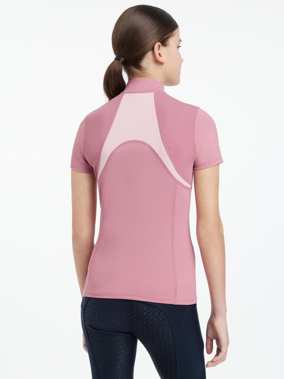 LeMieux Young Rider Short Sleeve Mia Mesh Base Layer - Peony