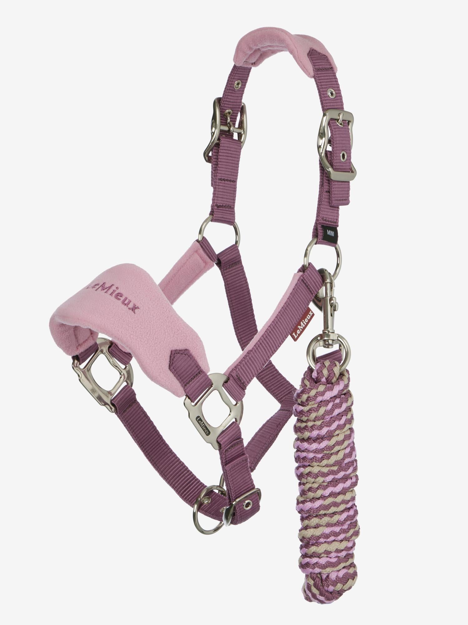 LeMieux Mini Vogue Headcollar & Leadrope - Mallow