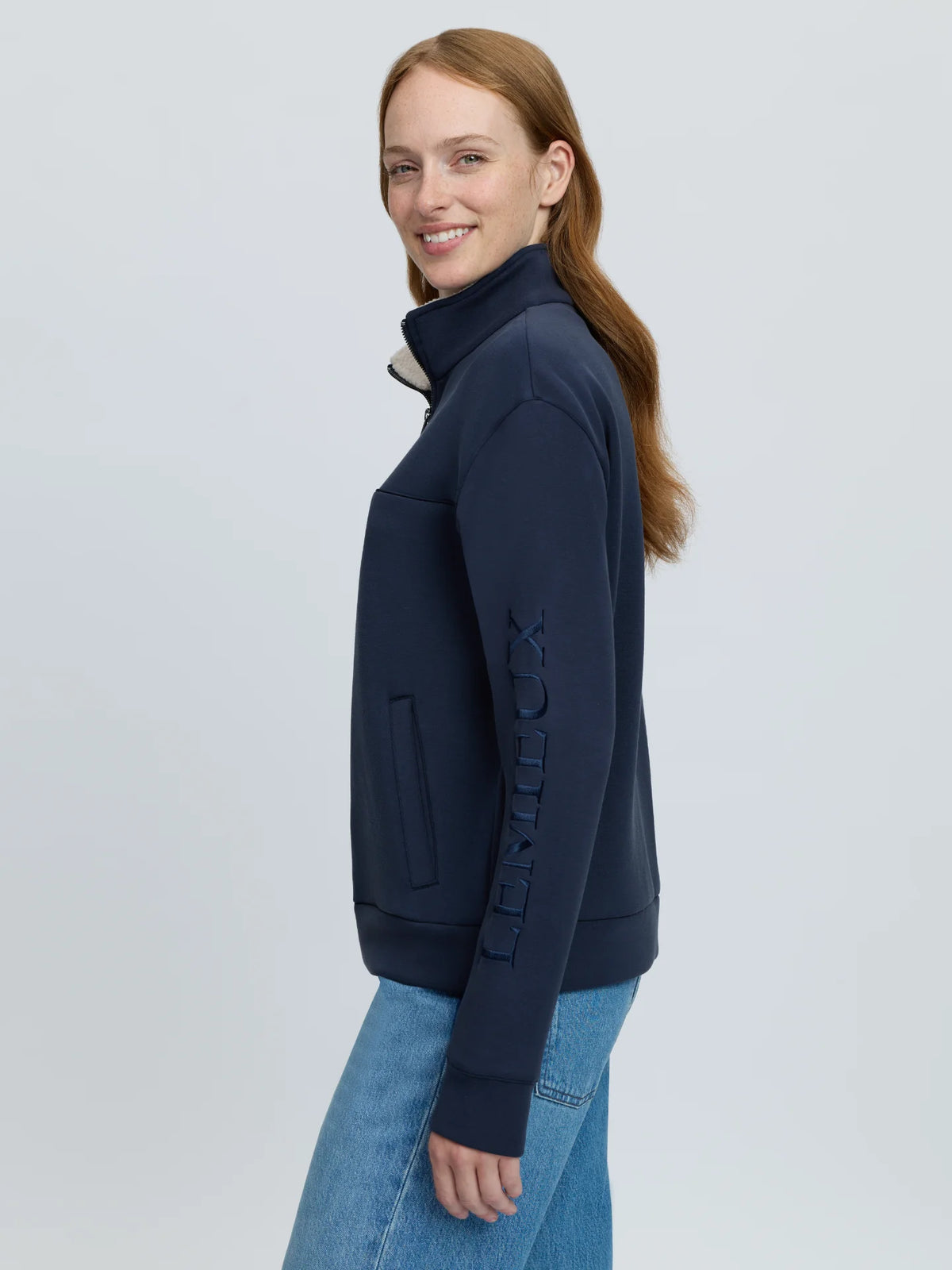 LeMieux Scarlet Quarter Zip Sweat - Navy