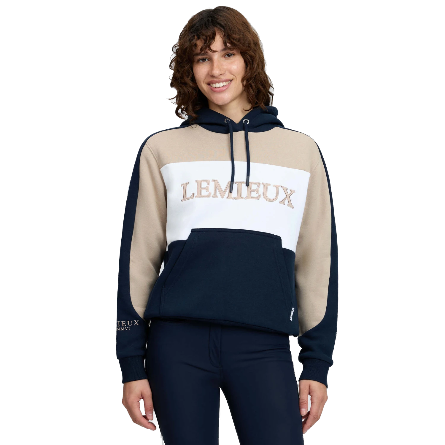 LeMieux Kadie Colour Block Hoodie - Navy