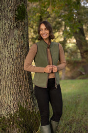 LeMieux Frankie Fleece Gilet - Willow Green