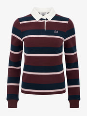 LeMieux Sloane Stripe Rugby Shirt - Bramble