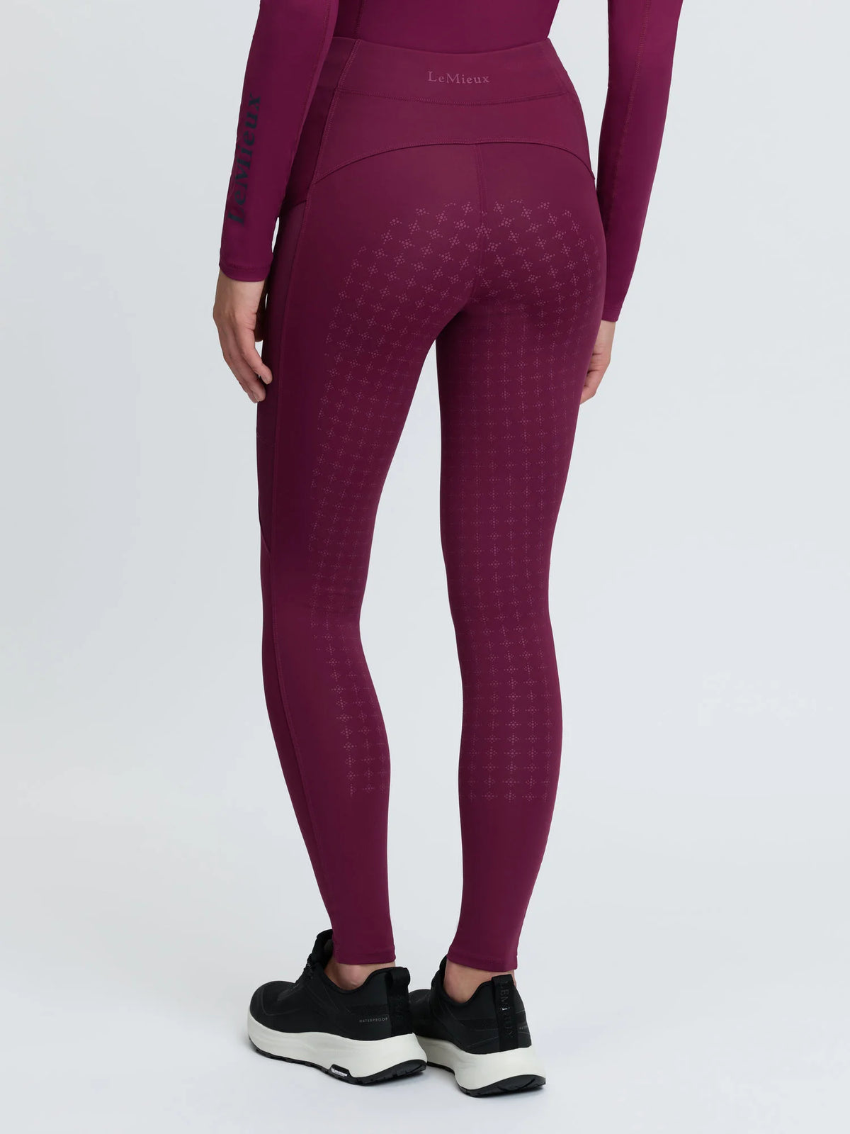 LeMieux Naomi Pull On Breeches - Blackberry
