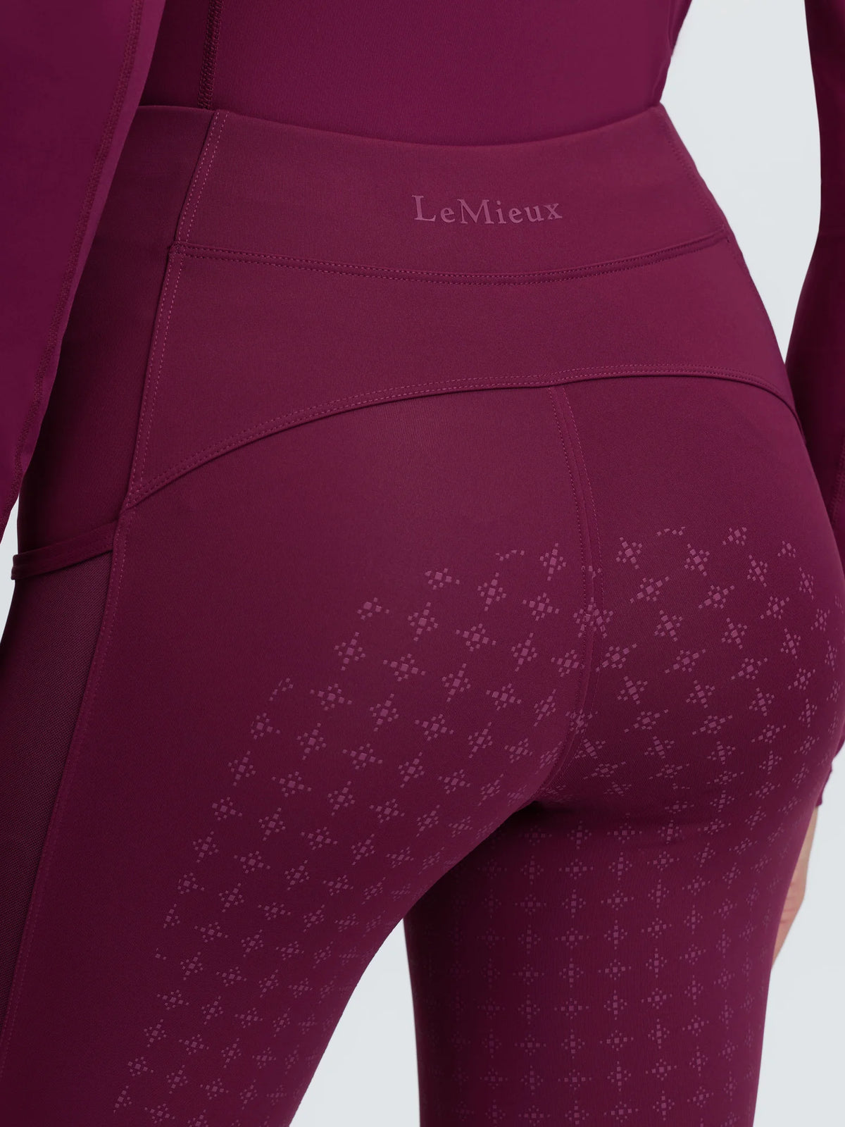 LeMieux Naomi Pull On Breeches - Blackberry