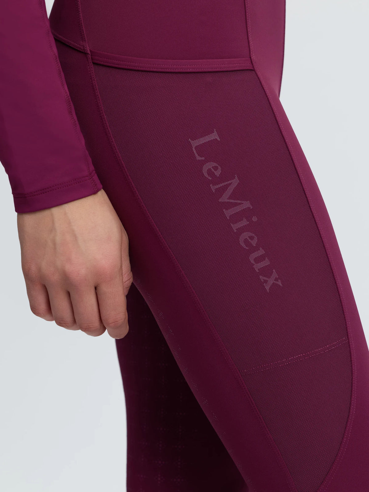 LeMieux Naomi Pull On Breeches - Blackberry