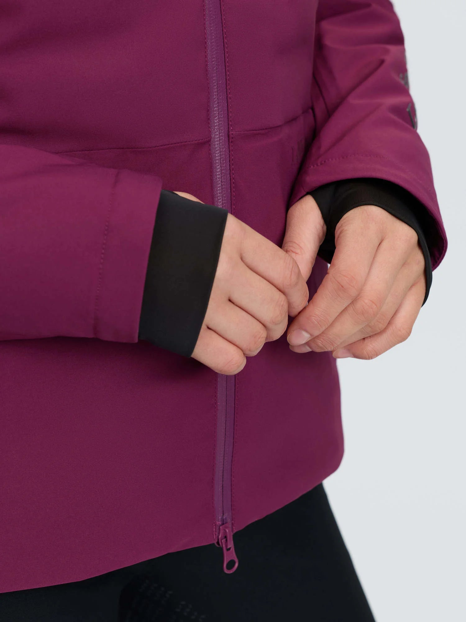LeMieux Brooke 3 in 1 Waterproof Hybrid Jacket - Blackberry
