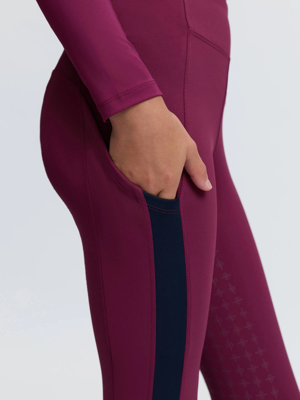 LeMieux Young Rider Orla Pull Ons - Blackberry