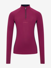 LeMieux Young Rider Classique Base Layer - Blackberry