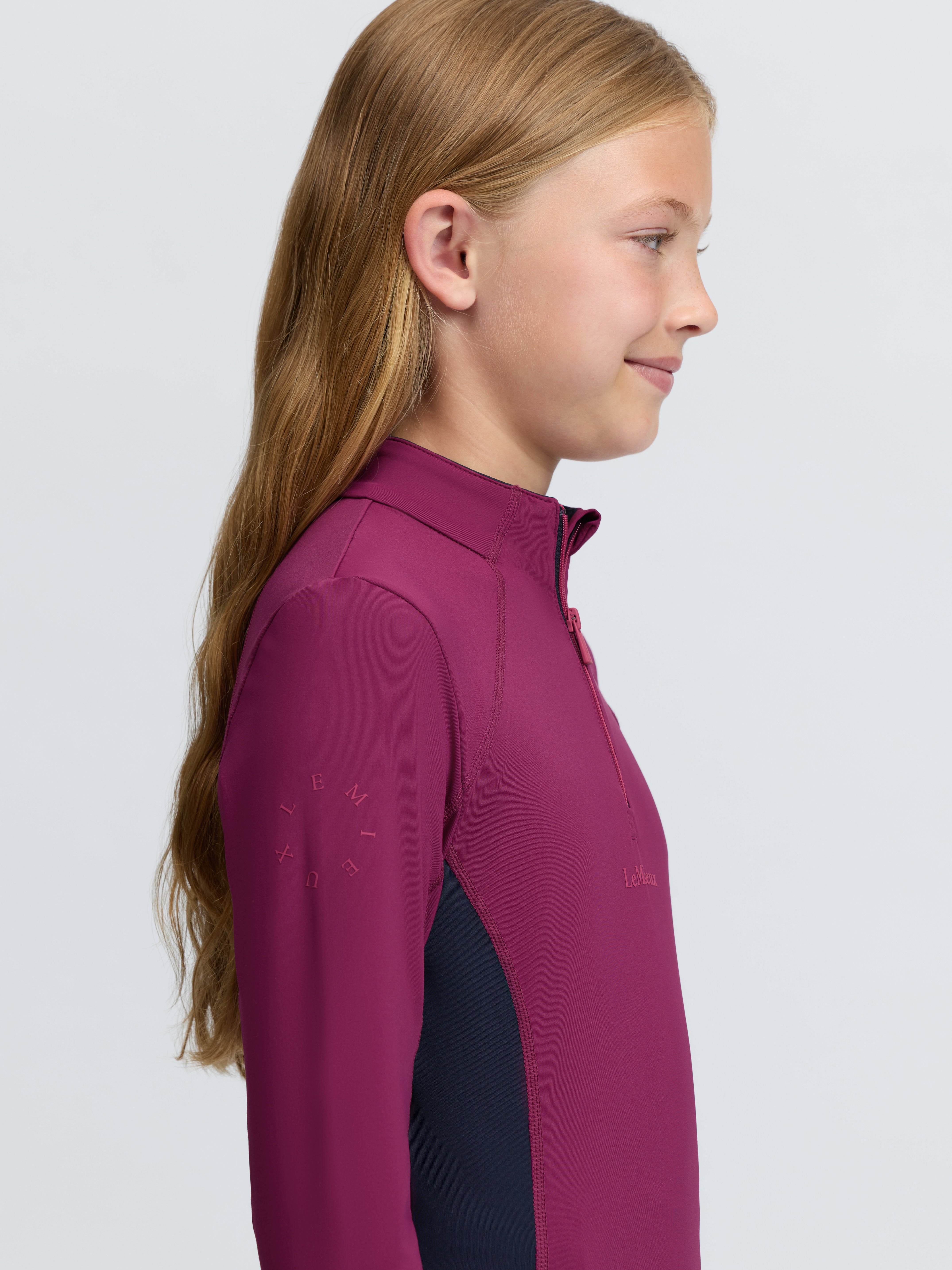 LeMieux Young Rider Classique Base Layer - Blackberry