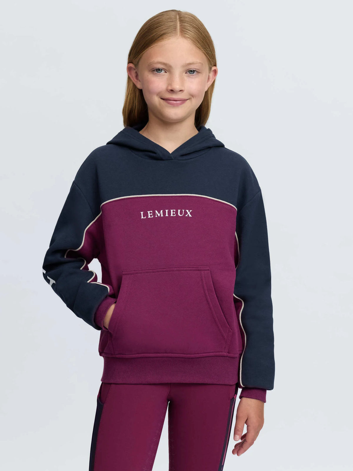 LeMieux Young Rider Sadie Hoodie - Blackberry