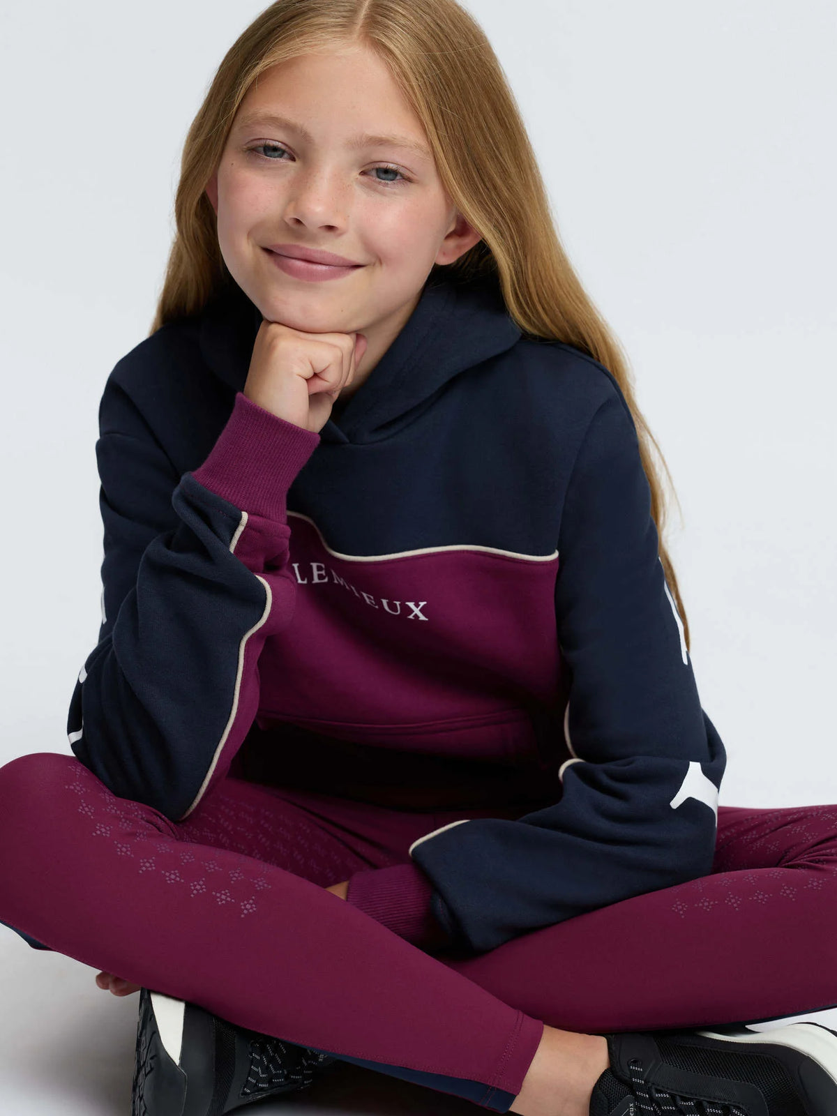 LeMieux Young Rider Sadie Hoodie - Blackberry