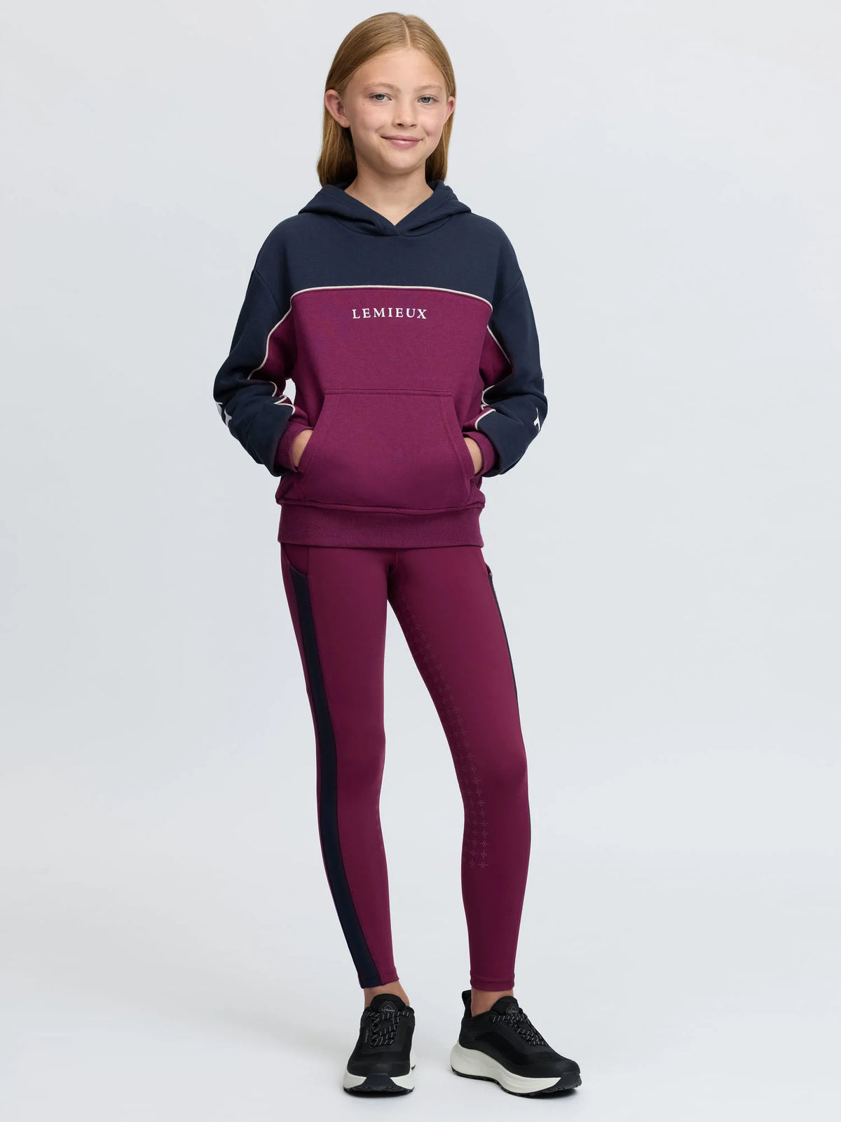 LeMieux Young Rider Sadie Hoodie - Blackberry