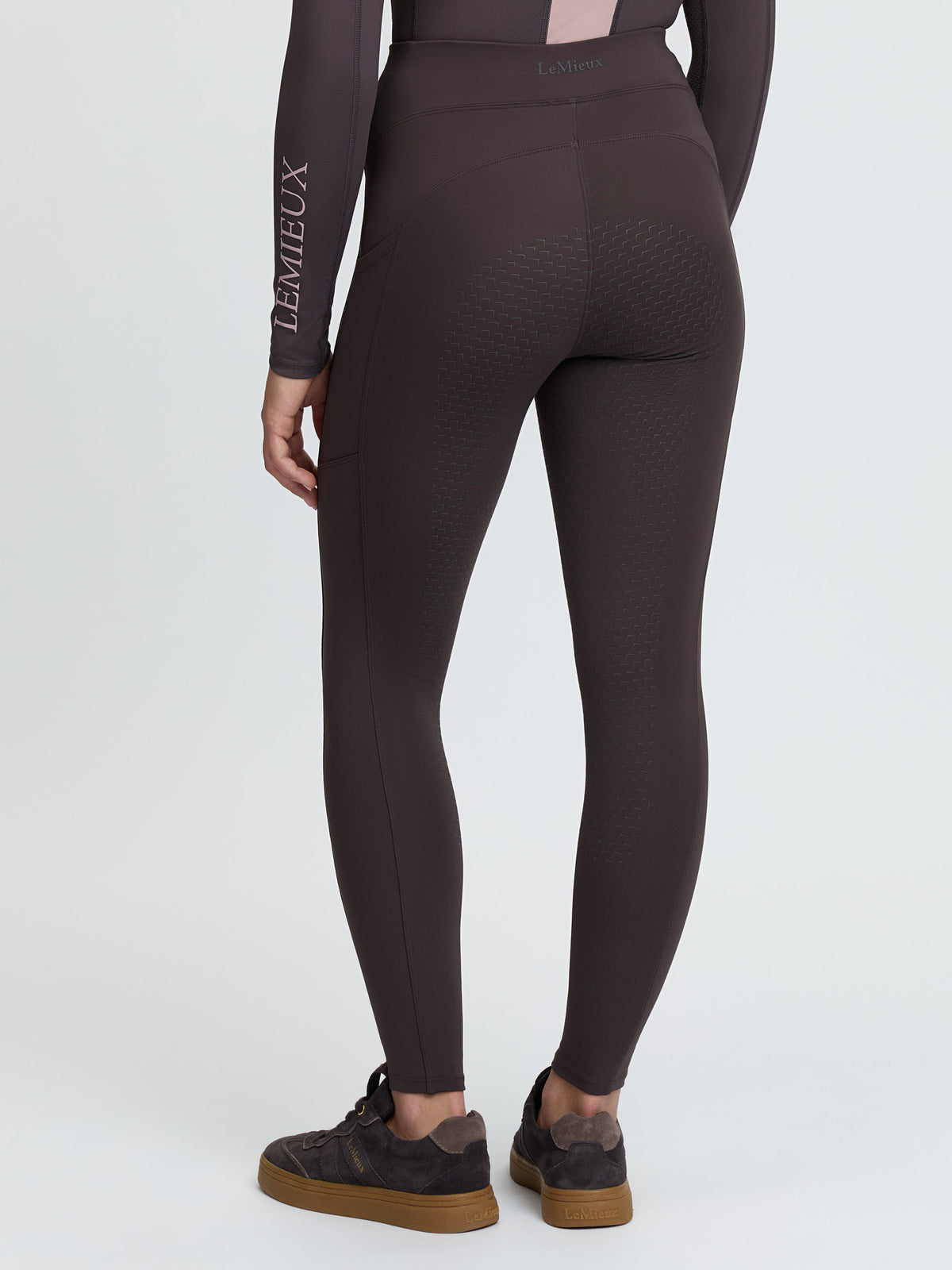 LeMieux Young Rider Nell Brushed Pull Ons - Cocoa