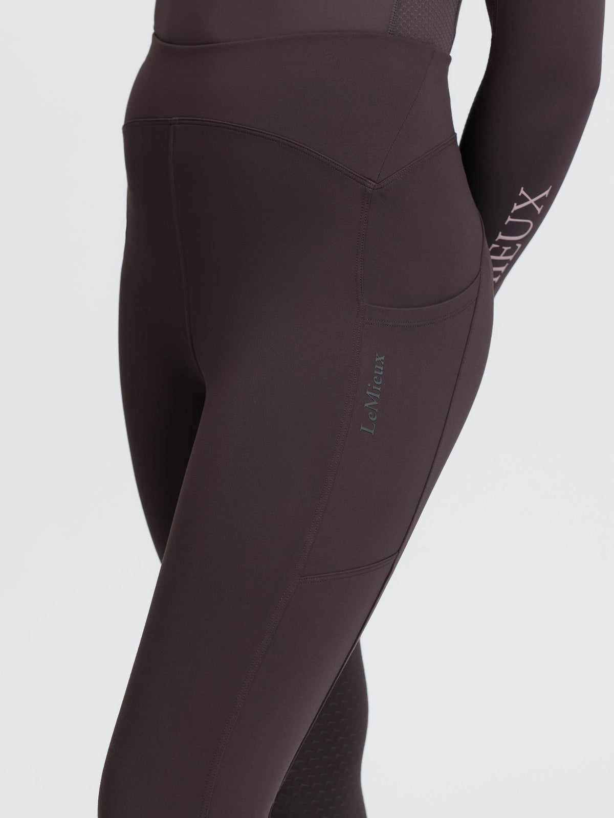 LeMieux Young Rider Nell Brushed Pull Ons - Cocoa