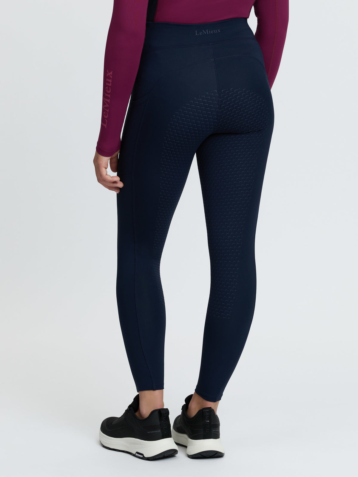 LeMieux Young Rider Nell Brushed Pull Ons - Navy